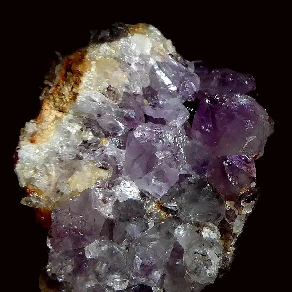 Quartz Var. Amethyst, Hematite