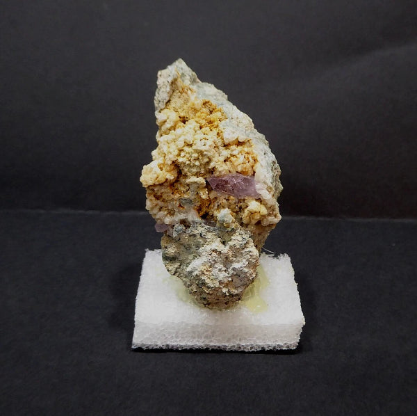 Quartz Var. Amethyst, Ankerite, Calcite