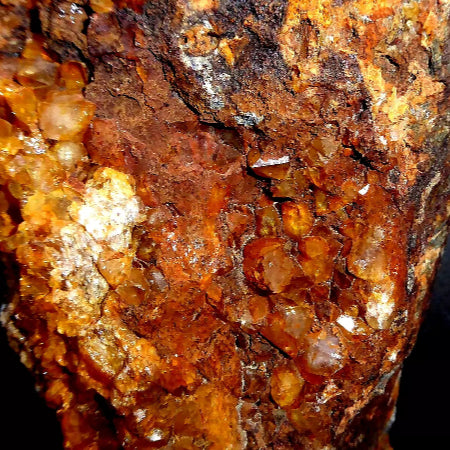 Cuarzo Var. Citrino, Goethita
