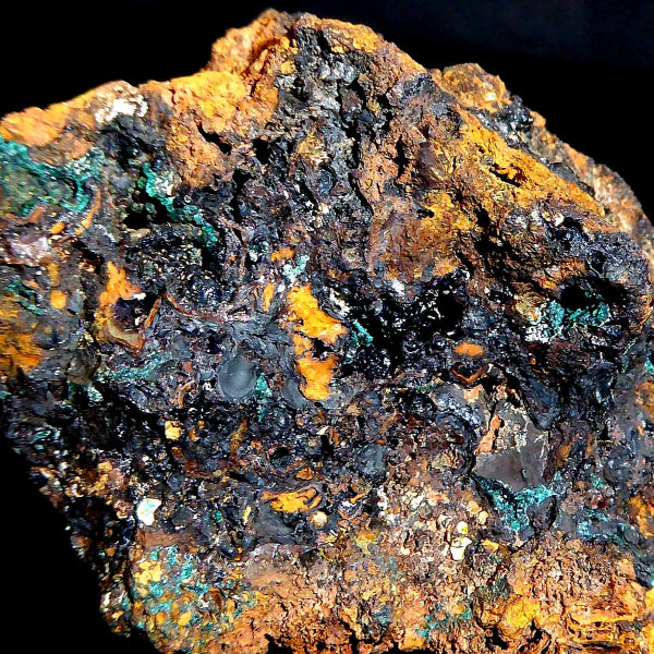 Malaquita, Goethita, Limonita