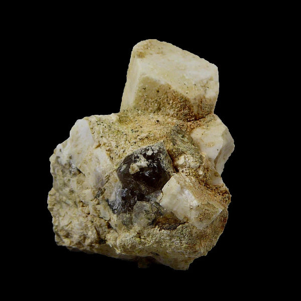 Microclina / Ortosa, Cuarzo Var. Ahumado