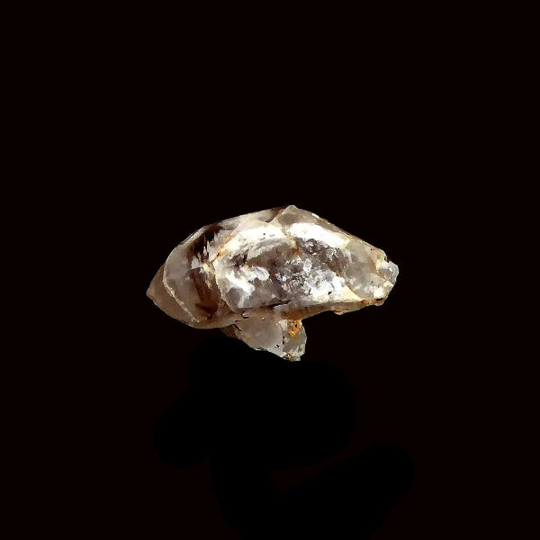 Cuarzo Var. Ahumado, Prehnita
