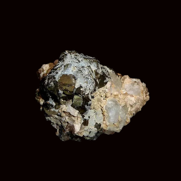 Esfalerita, Siderita, Pirita