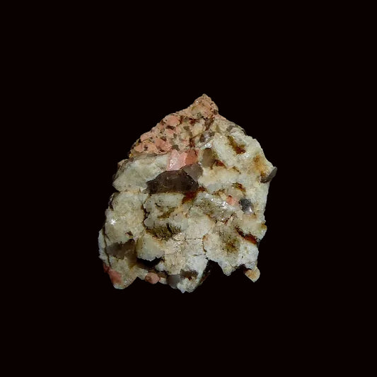 Microclina, Albita, Cuarzo Var. Ahumado