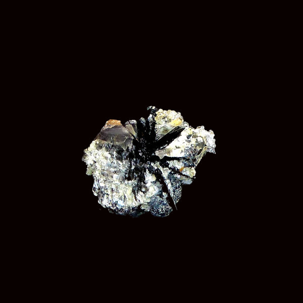 Hialita Var. Opalo, Fluorita, Turmalina - U.V.