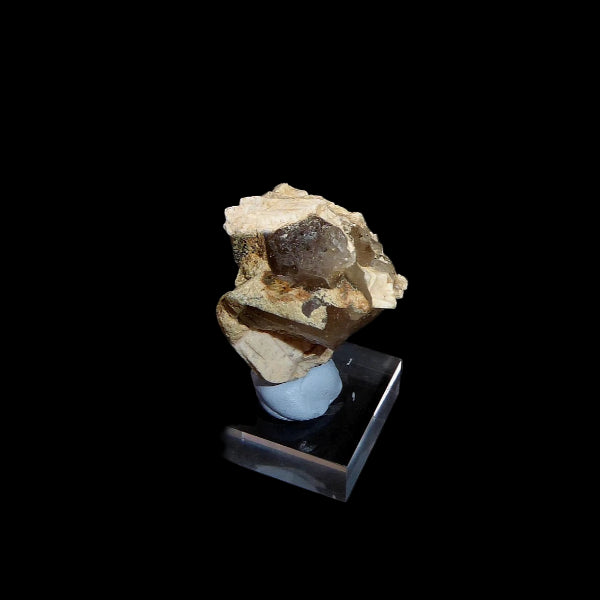 Cuarzo Var. Ahumado, Microclina