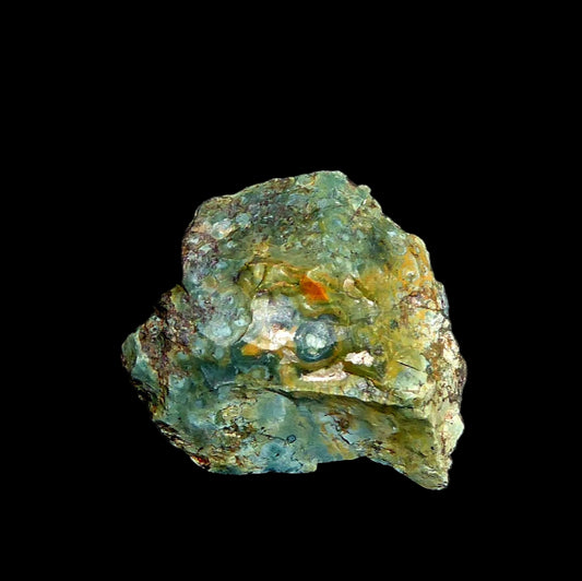 Celadonita, Agata Var. Cuarzo