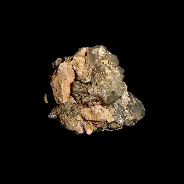 Ortosa, Cuarzo Var. Ahumado