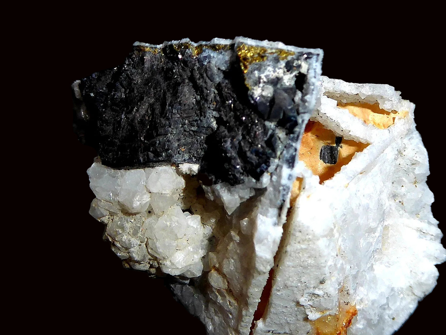 Galena, Calcopirita, Calcita