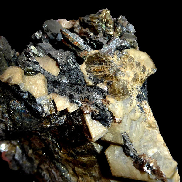 Siderita, Pirita, Arsenopirita