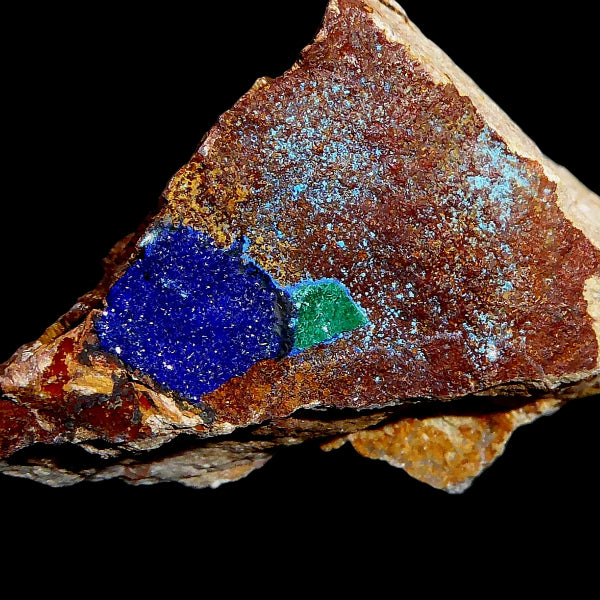 Azurita, Claraita, Malaquita