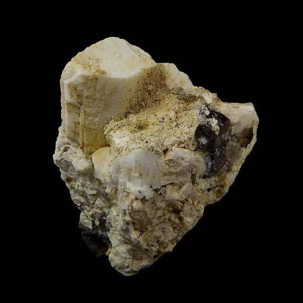 Microclina / Ortosa, Cuarzo Var. Ahumado