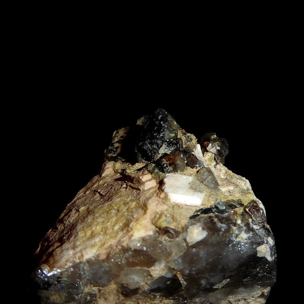 Cuarzo Var. Ahumado, Microclina