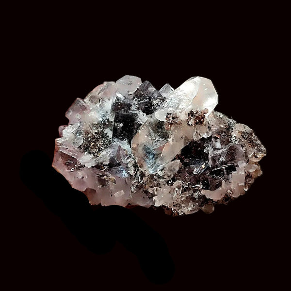 Fluorite, Calcite, Hidrocarbonetos