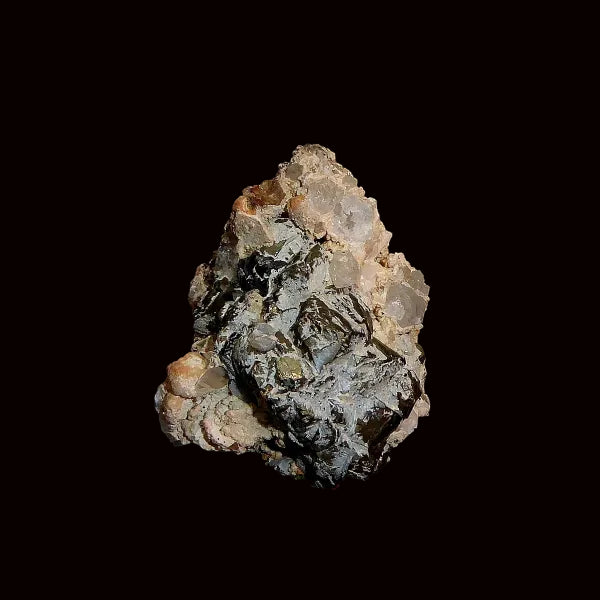 Esfalerita, Siderita, Pirita