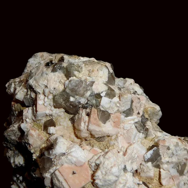 Cuarzo Var. Ahumado, Microclina / Ortosa