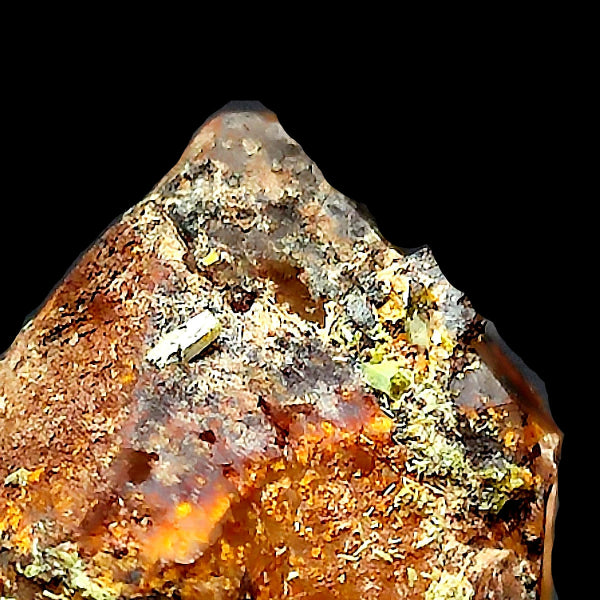 Pyromorphite, Quartz