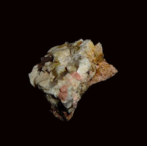 Microclina, Albita, Cuarzo Var. Ahumado