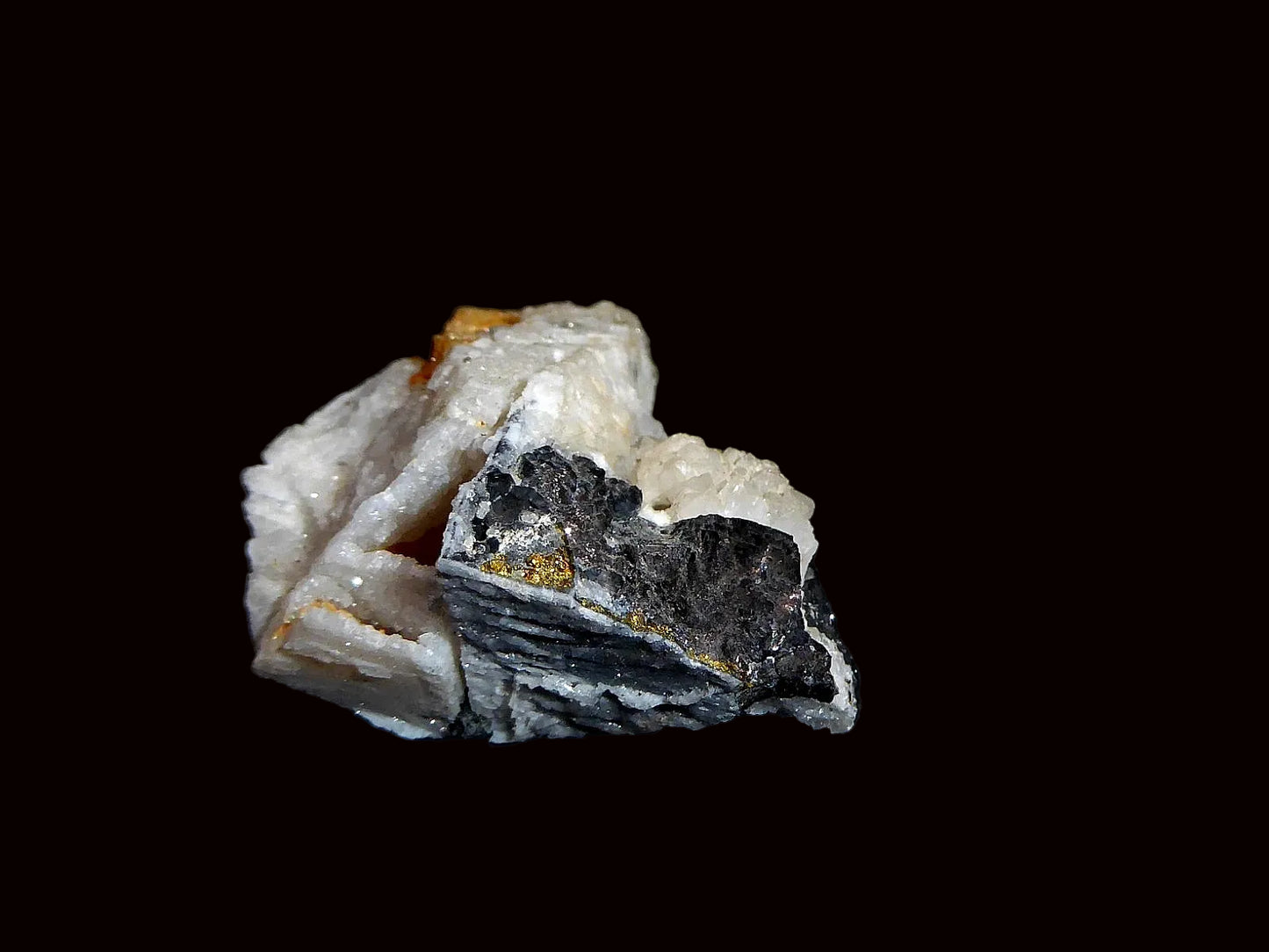 Galena, Calcopirita, Calcita