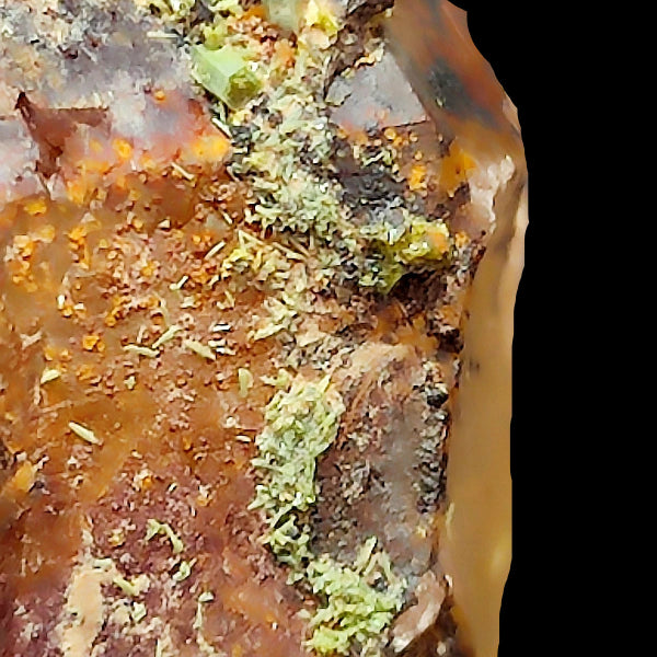 Pyromorphite, Quartz