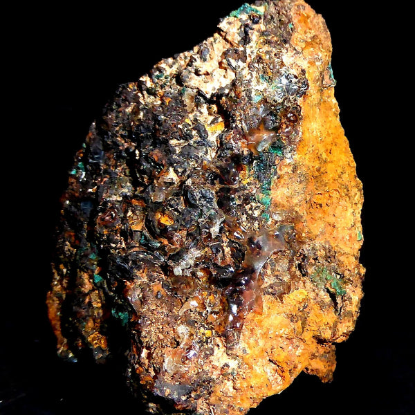 Malaquita, Goethita, Limonita