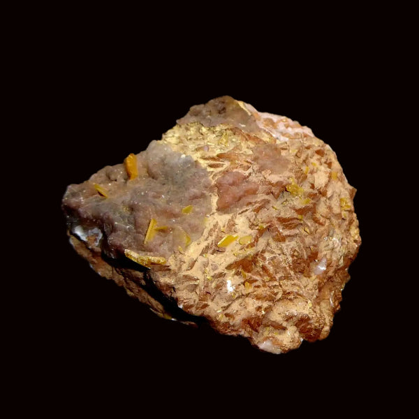 Wulfenita, Galena, Barita