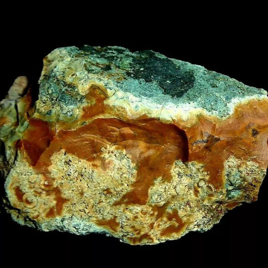 Celadonita, Agata Var. Cuarzo