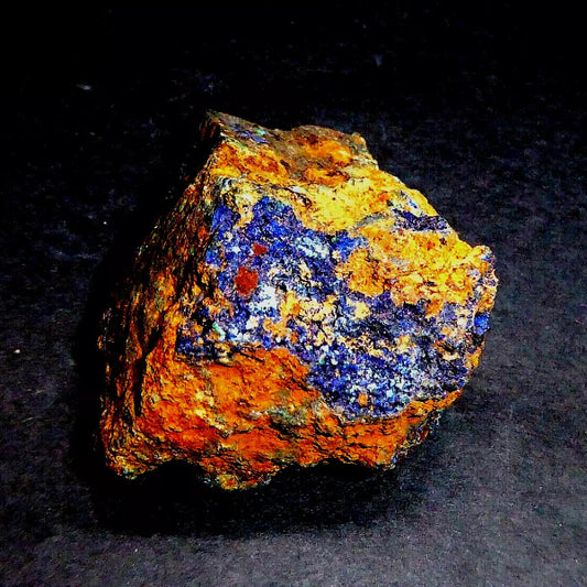 Claraita,Theisita, Azurita