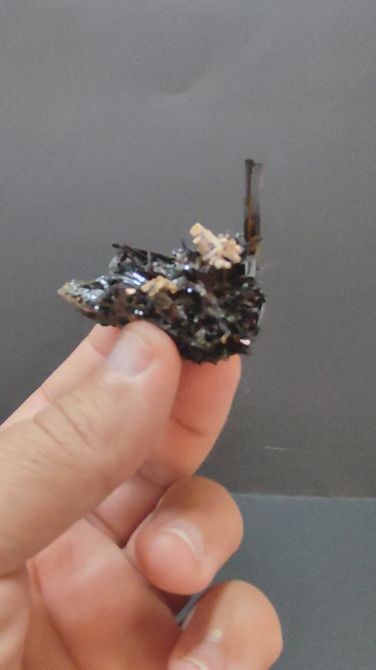 Aegirina, Zircón, Microclina