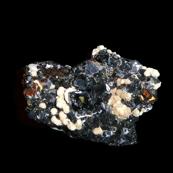 Rhodochrosite, Galena, Sphalerite
